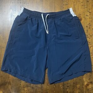 Bird Dogs Shorts Mens XL Blue White Lined 9"Inseam Boom For Your Boomstick